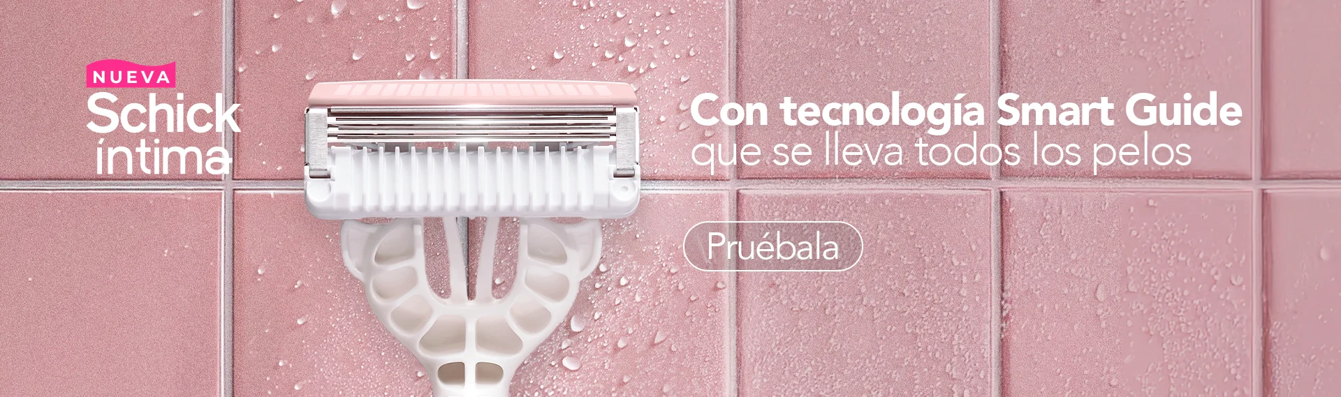 Prueba la nueva schick íntima con tecnología Smart Guide