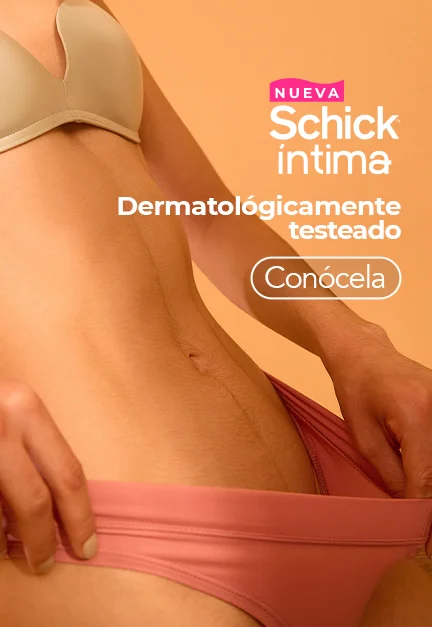 Conoce la nueva Schick íntima dermotológicamente testeada